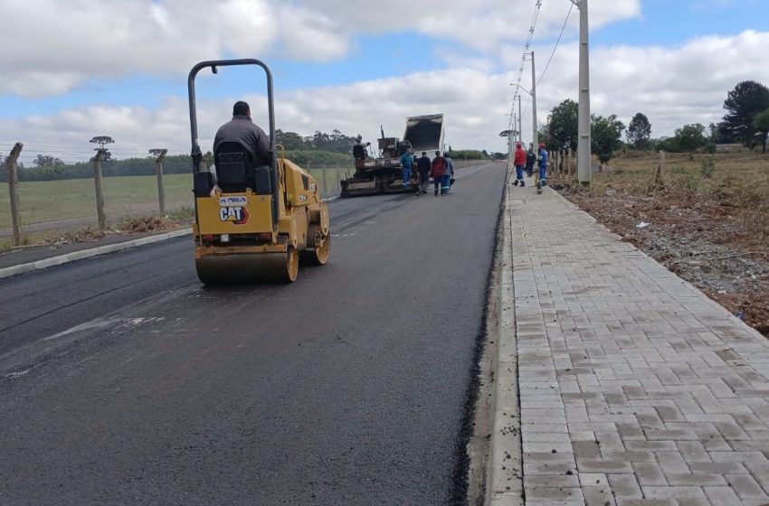  Rua Fiscal Machado entra na reta final das obras em São José dos Pinhais