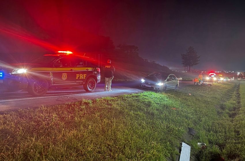 Atropelamento fatal deixa homem morto na BR-116, em São José dos Pinhais